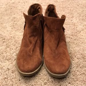 Seychelles Suede Heeled Booties